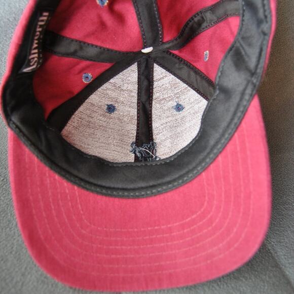 Ashworth Red & Black Golfer Hat w/ Adjustable Strap - Picture 5 of 6